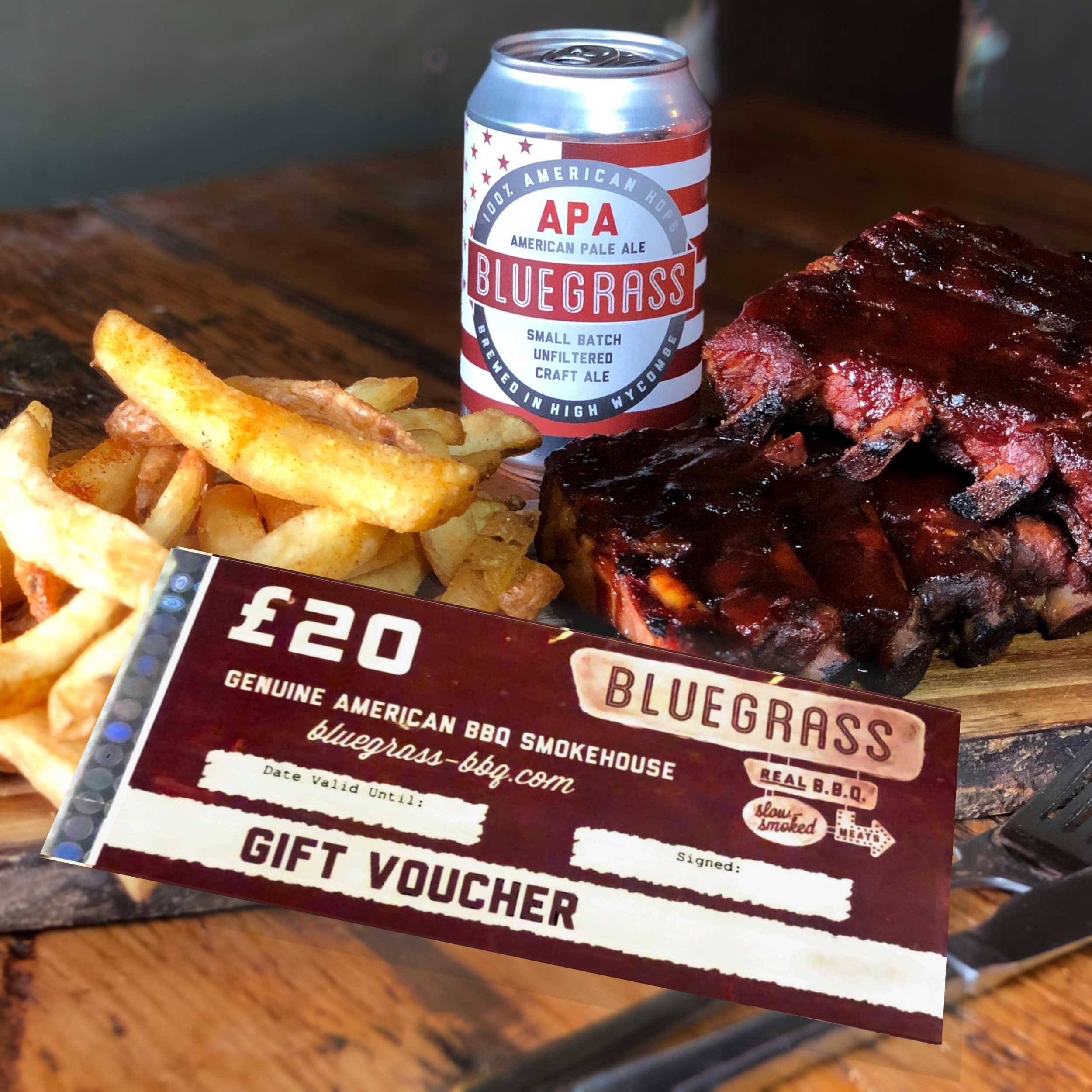 VOUCHERS BLUEGRASS BBQ SMOKEHOUSE