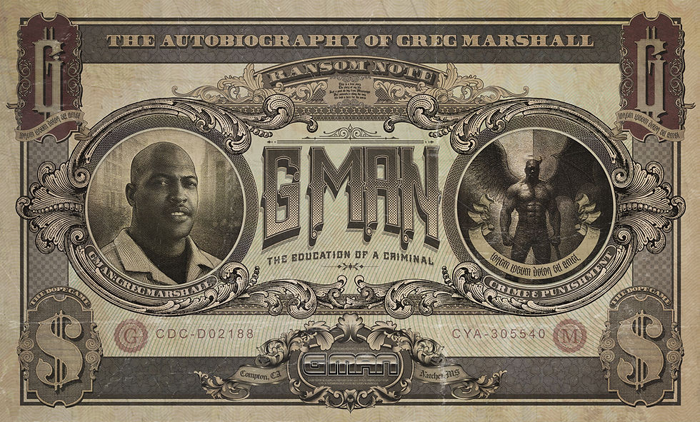 Thumbnail: G Man Banknote Stickers – Embossed High-Gloss Finish