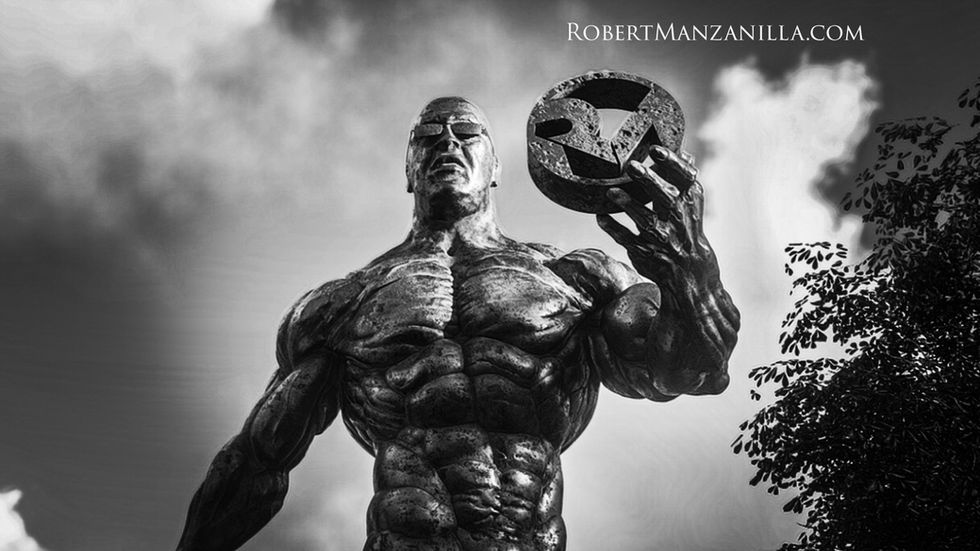 Collosus, 3D Character Sculpture Rendered Art, Robert Manzanilla