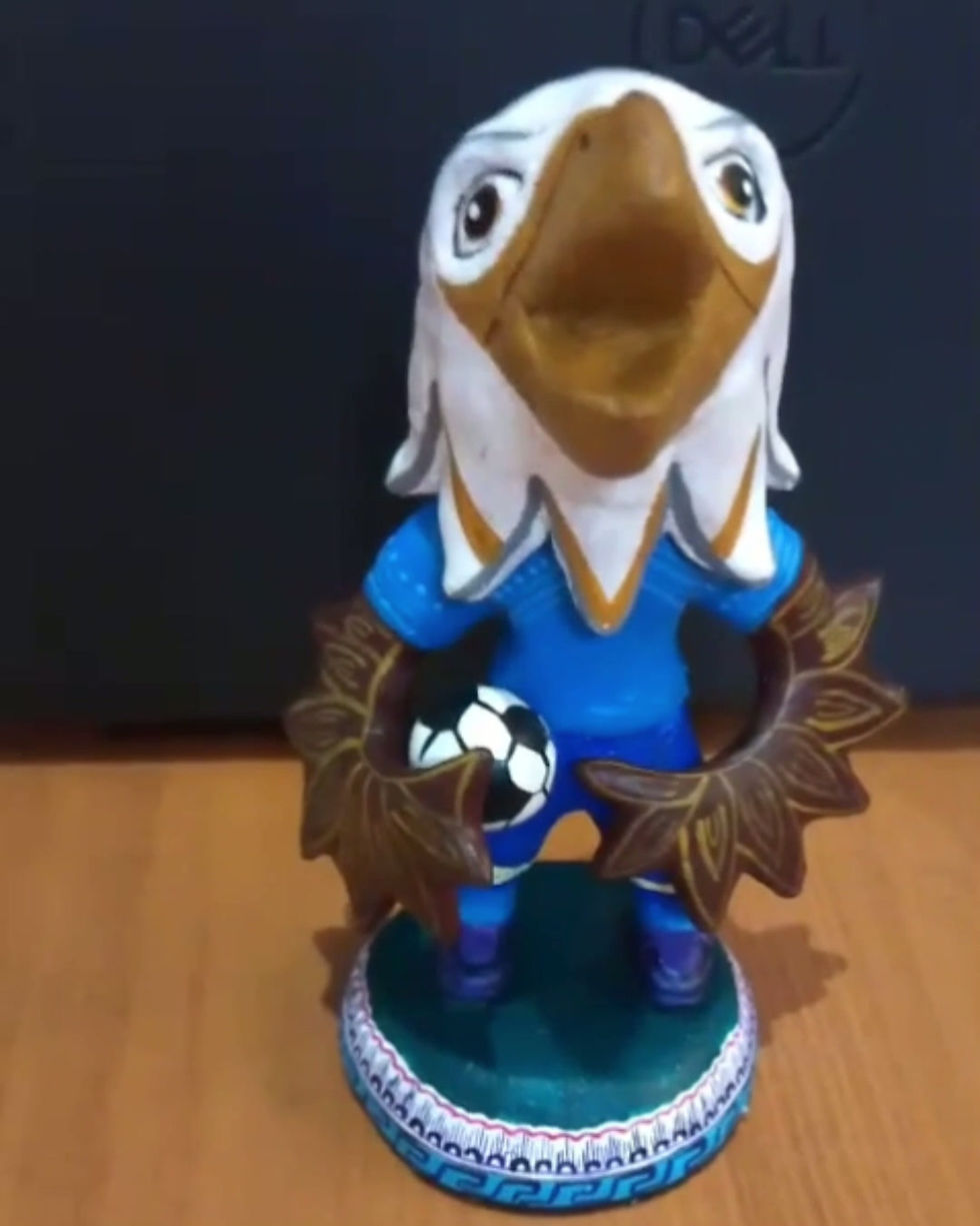 Miniatura: Coleccion Mascotas Futboleras del Barro Policromado
