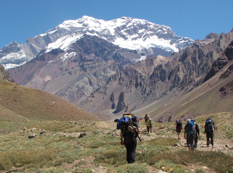 Trekking Aconcagua- Confluencia