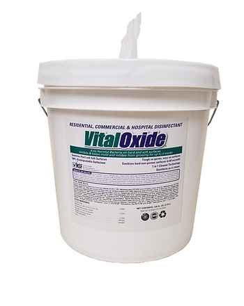 Vital Oxide Wipes Container
