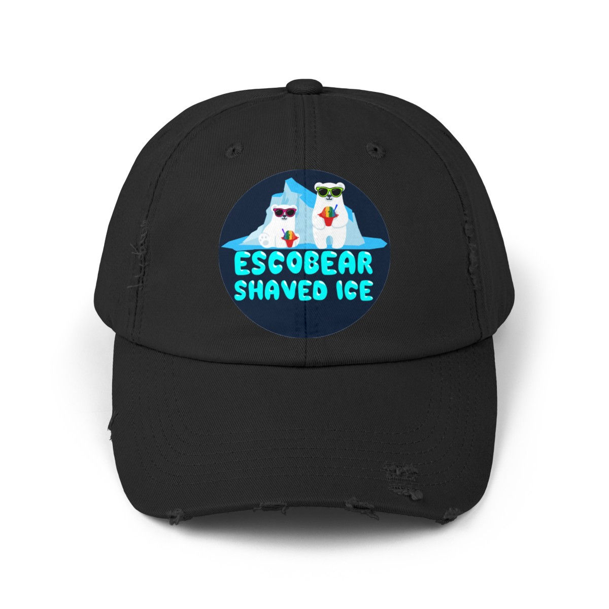 Escobear Shaved Ice Distressed Cap (Escobear Logo)