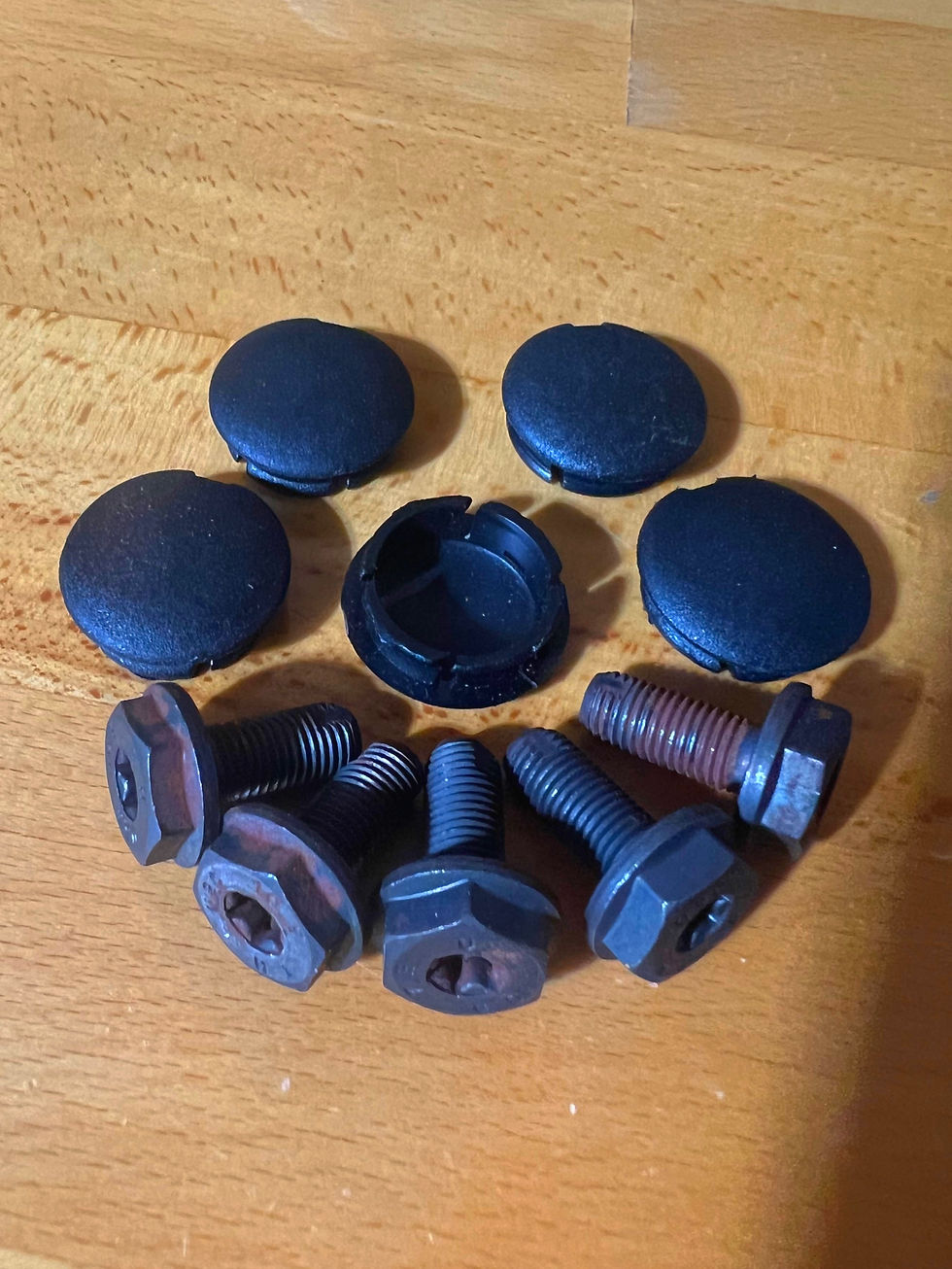 Thumbnail: Crank arm bolts and caps (pack of 10)