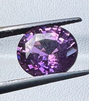 Exceptional Vivid Purple Sapphire