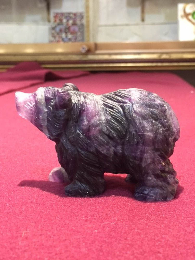 Thumbnail: Flourite Carving of a bear