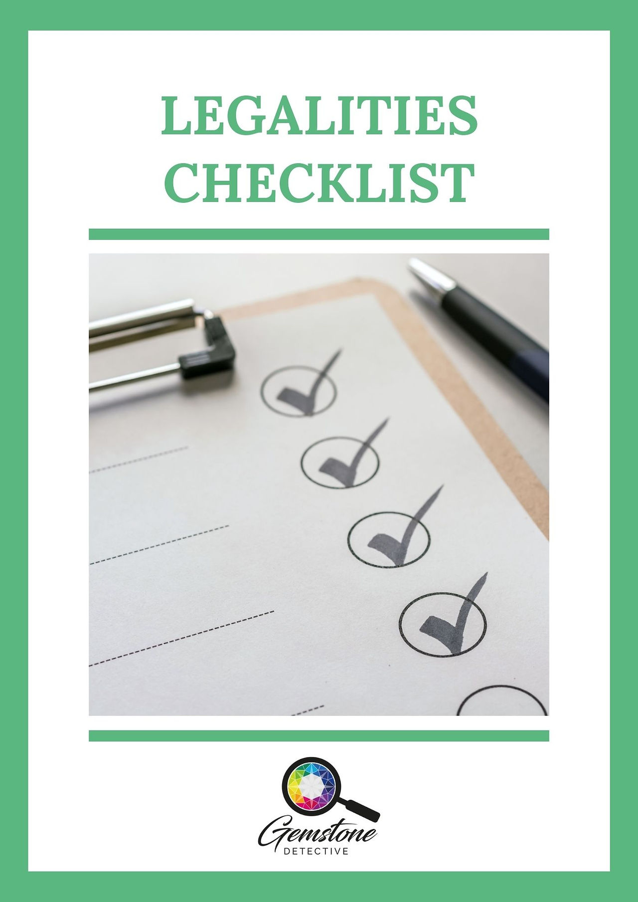 Gem Hunters Checklist ebook