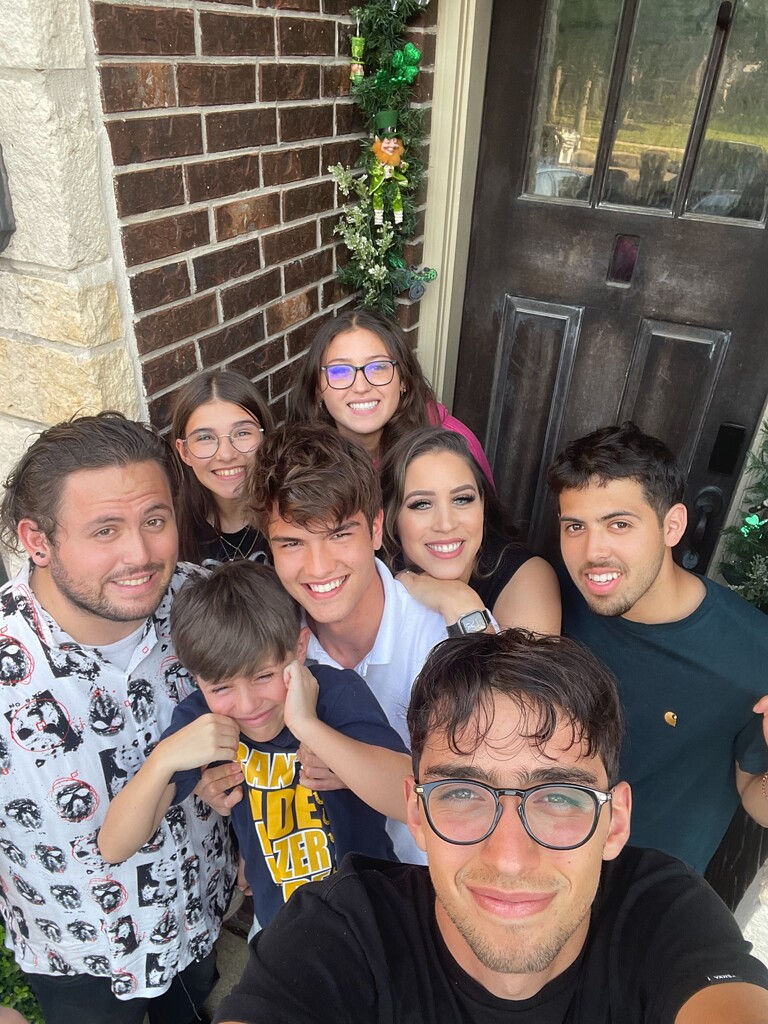 Not all my kids, but definitely a big ol’ chunk of my heart—just your average host mama selfie with part of the crew!