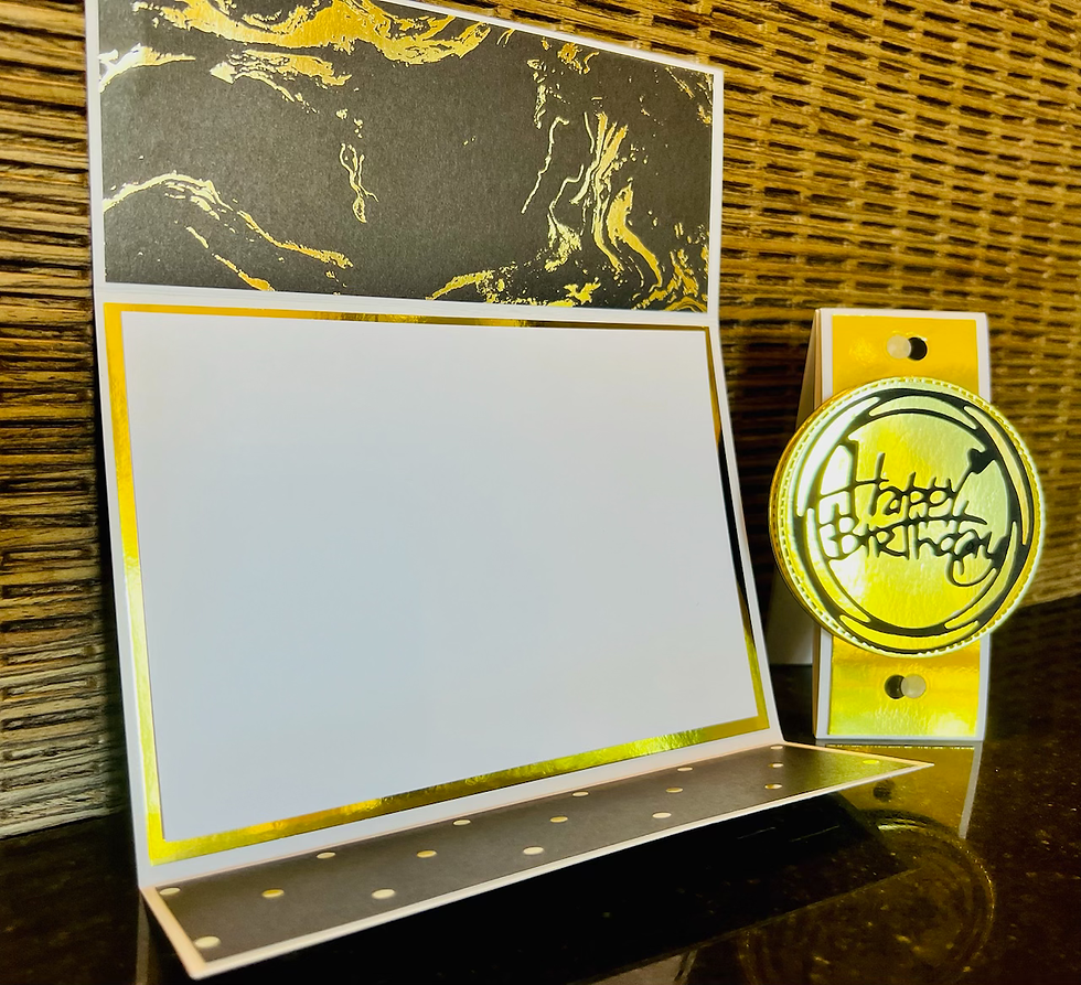 Thumbnail: Happy Birthday Sleeve Fold Card