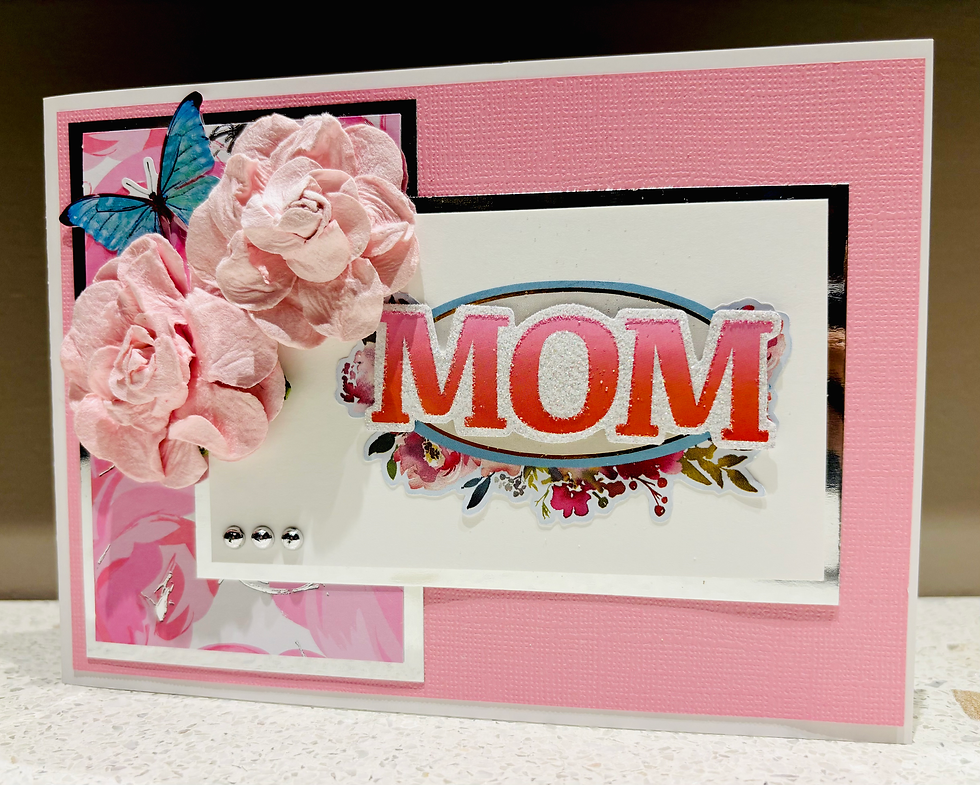 Thumbnail: Pink Roses for MOM Card