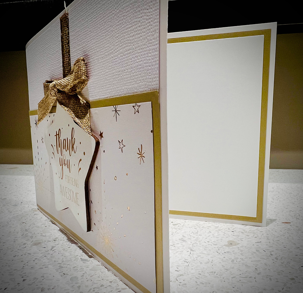 Thumbnail: Thank You, You are Awesome Ornament Card