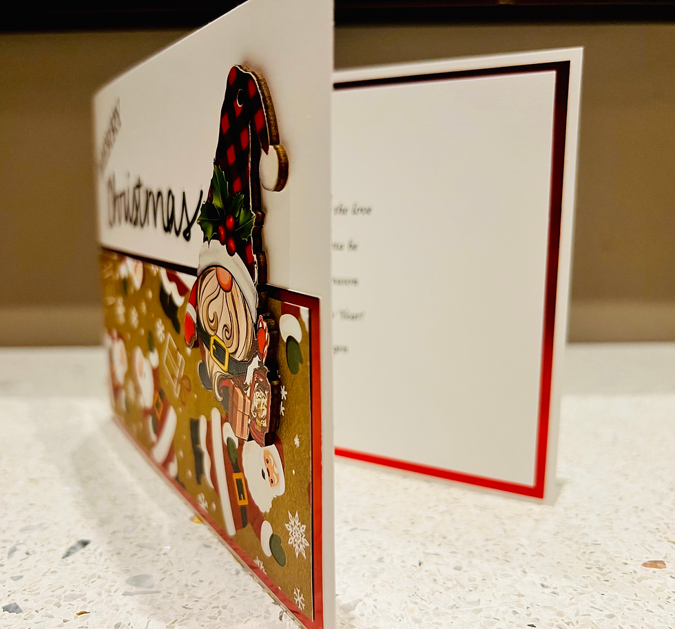 Thumbnail: Merry Christmas Santa Gnome Card