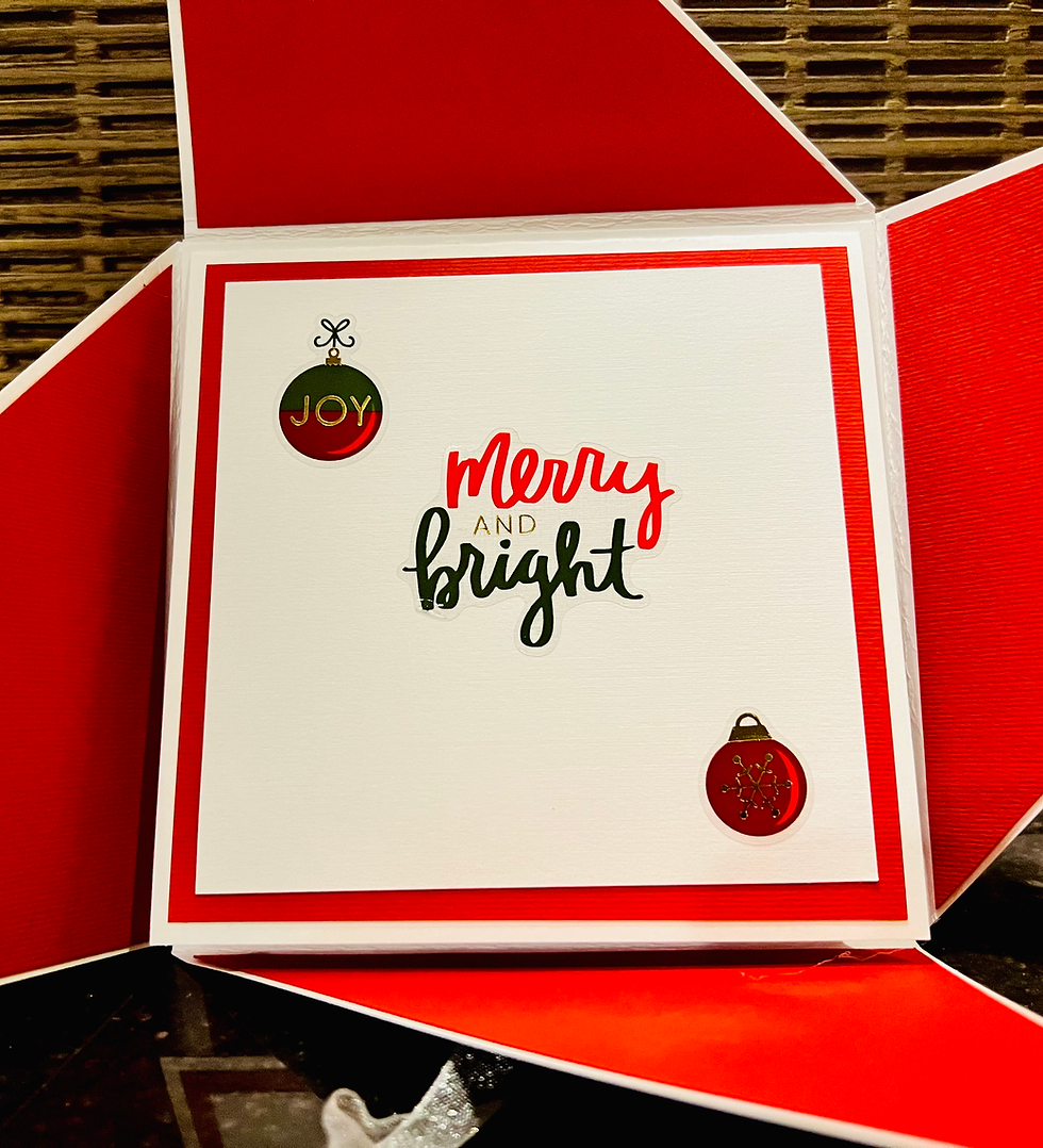 Thumbnail: Ornament Message in a box card