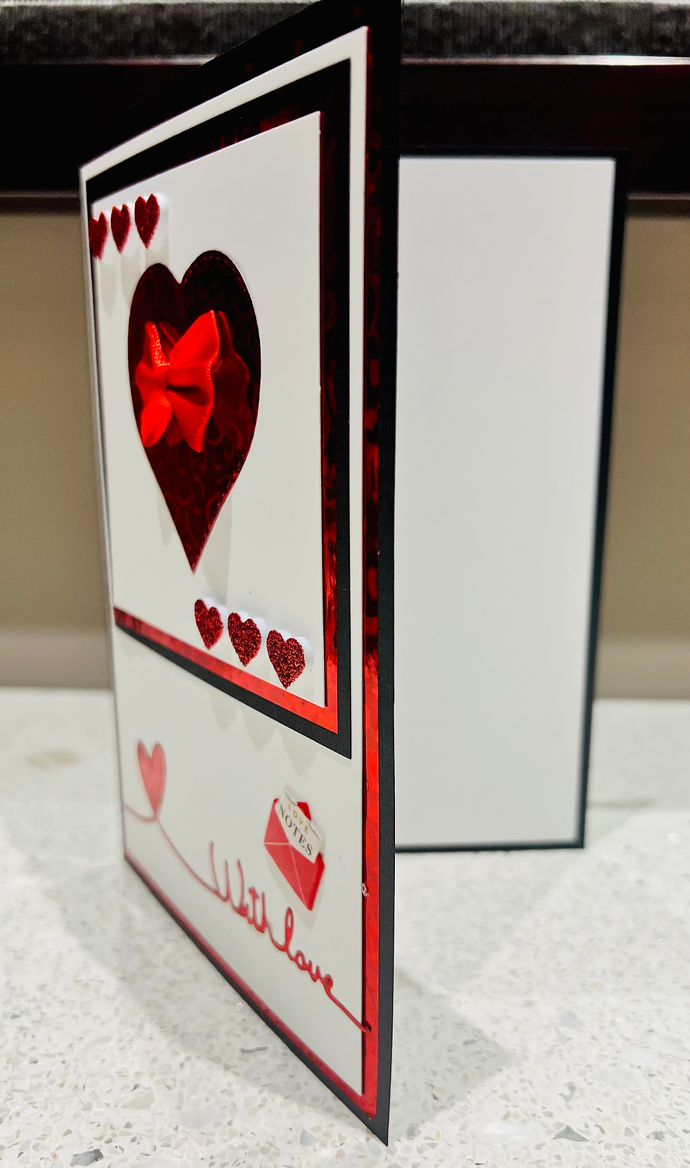 Thumbnail: "With Love" Hologram Bow Tie Card
