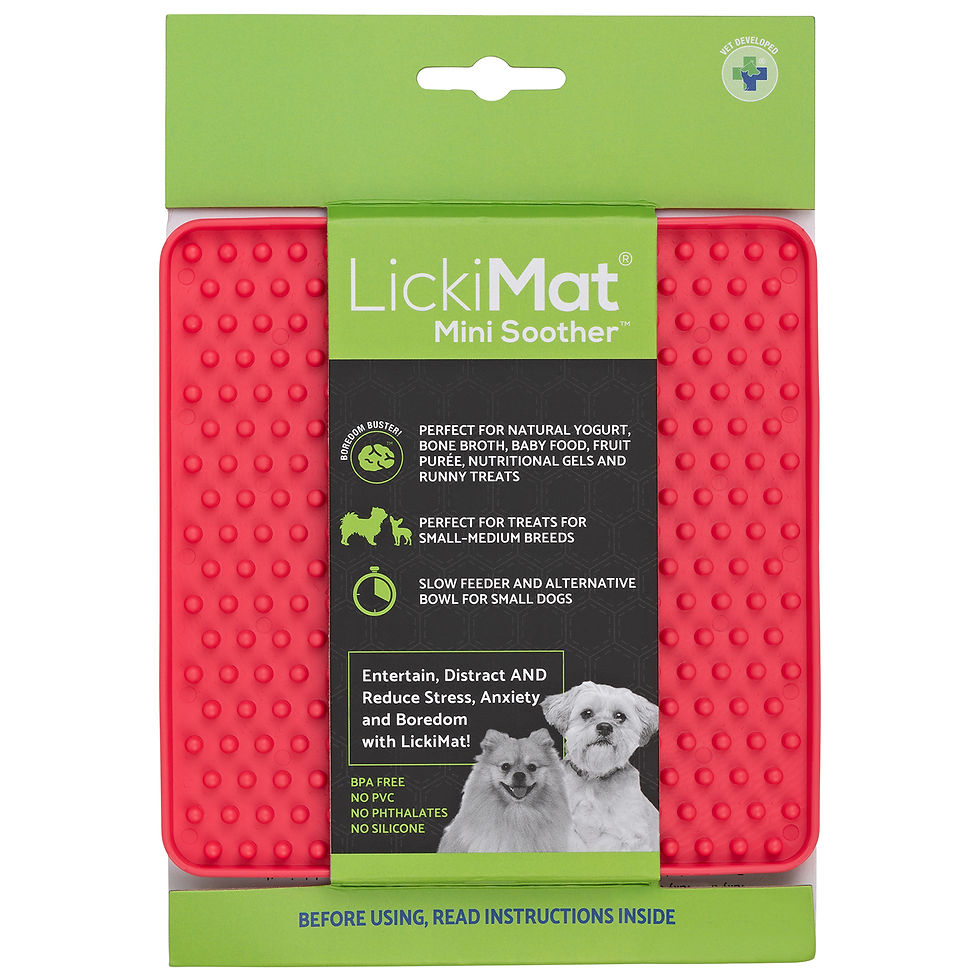 Lickimat Mini Soother Boredom Buster Pink - Good for Anxiety