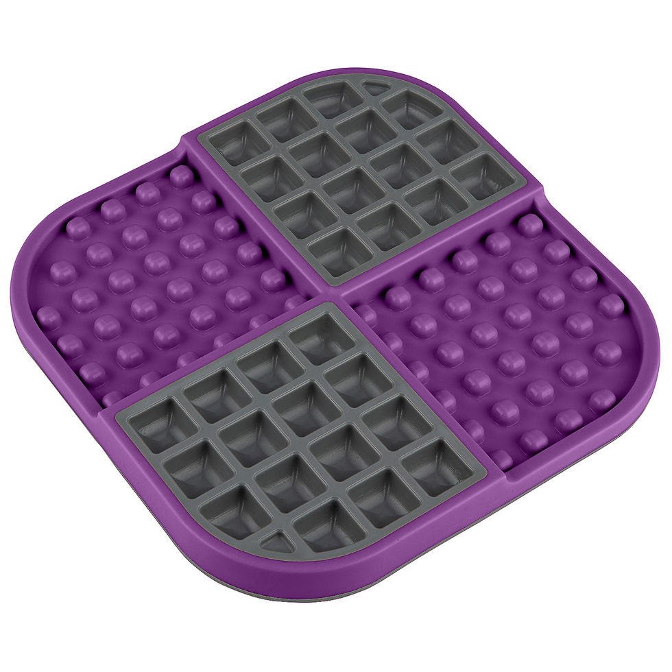 Thumbnail: Lickimat Slomo Combo Pet Slow Feeder Purple