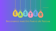 Manualidad huevo de pascua