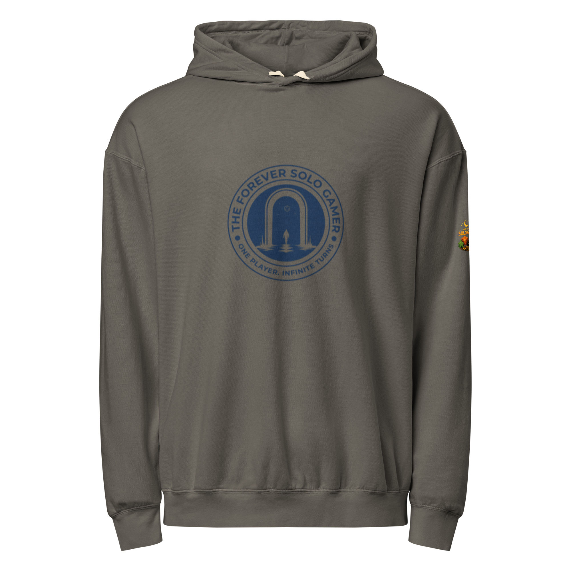 Unisex garment-dyed lightweight hoodie