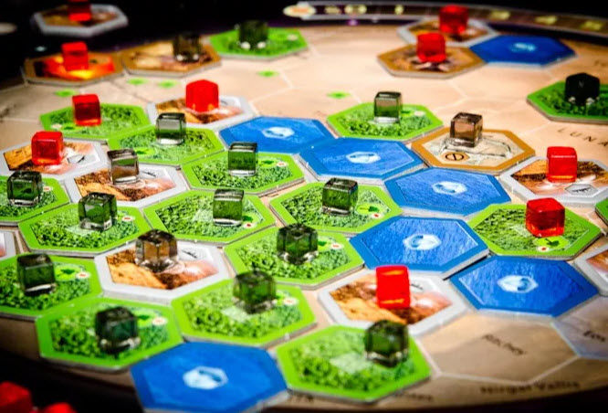 A finished game of TM.