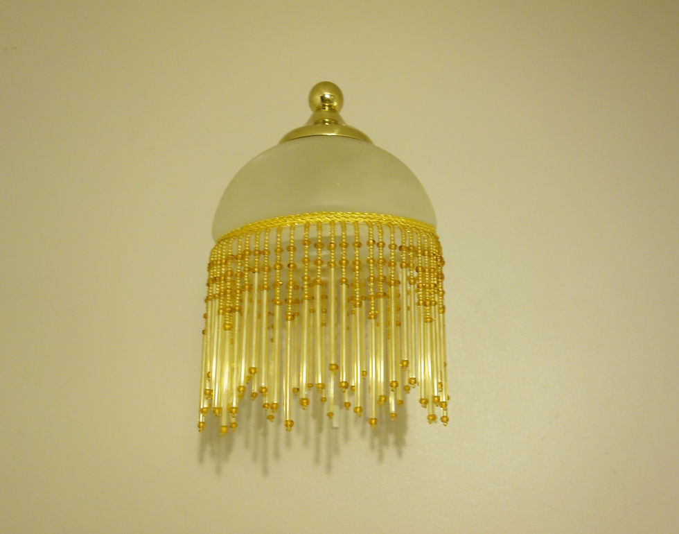 Thumbnail: A collection of Boudoir Glass Light Shades and Fittings
