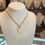 Thumbnail: Square Gold Initial Necklace 