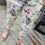 Thumbnail: Stretch Patterned & plain Capri Pants