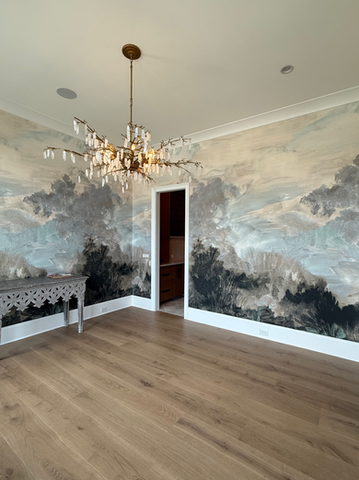 Custom Landscape Mural Installation