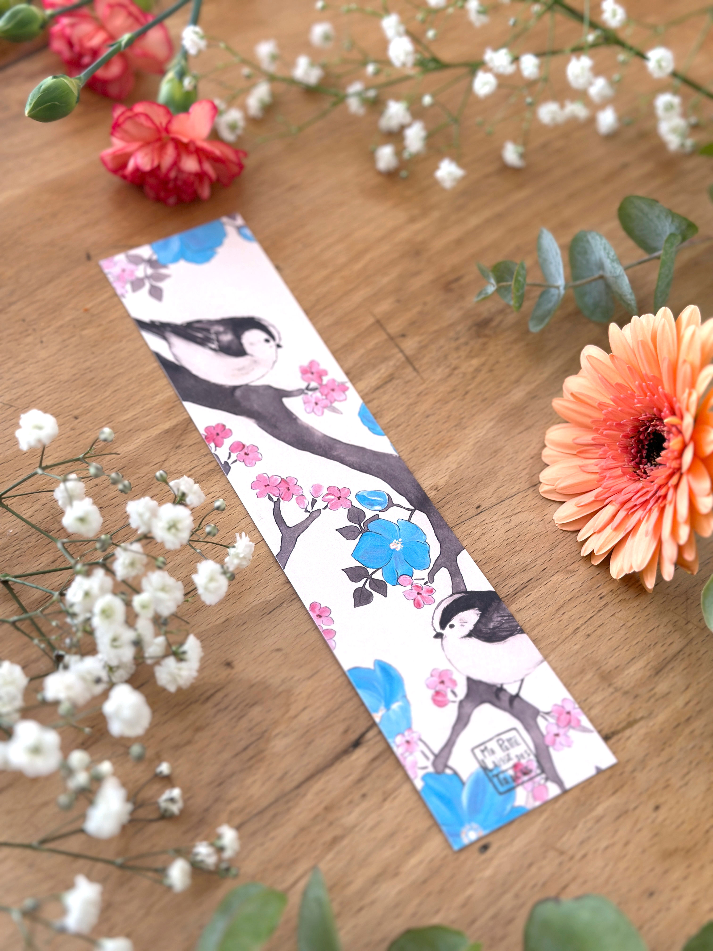 Marque-page Bleu Céleste