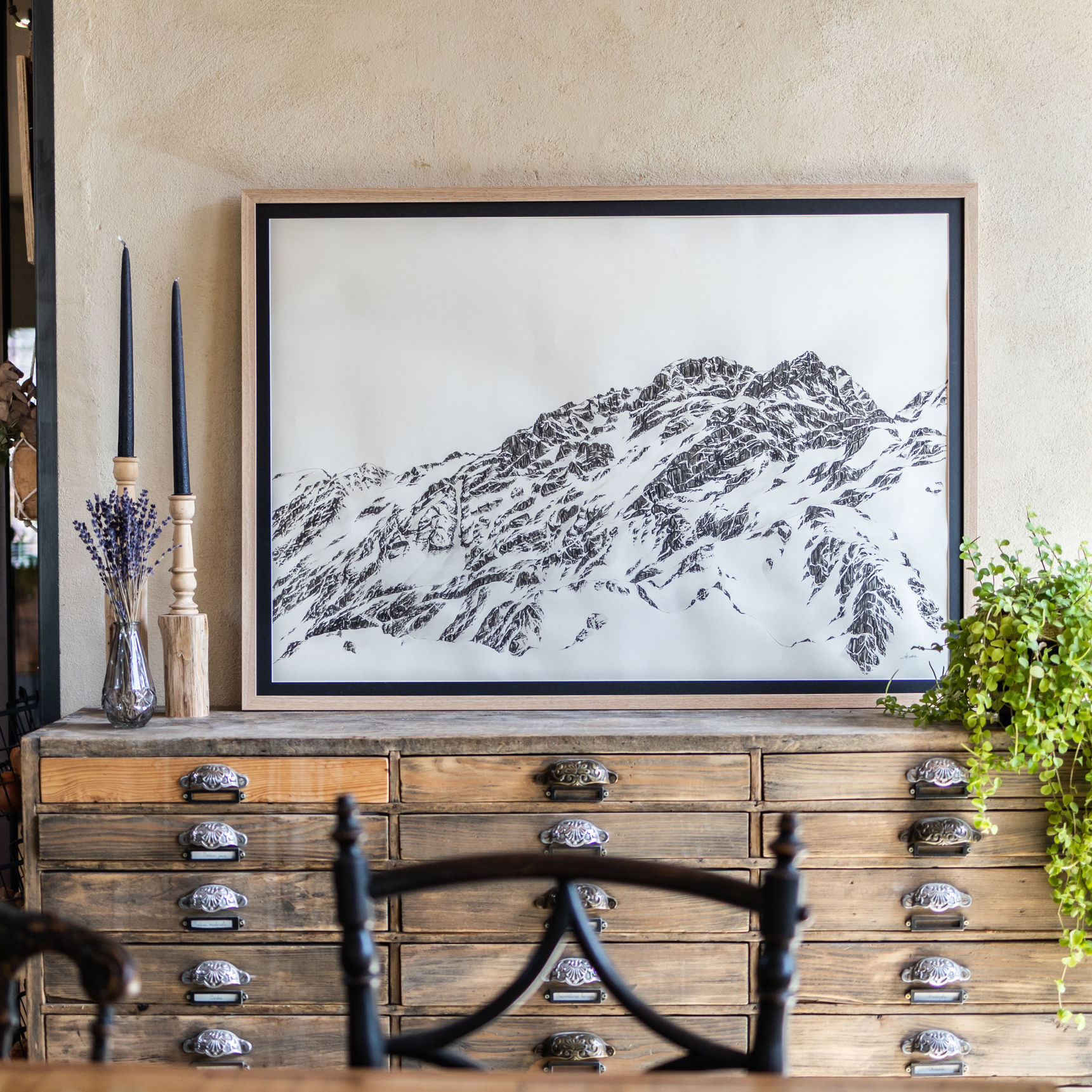 Rocher de l'Yret - Tableau original