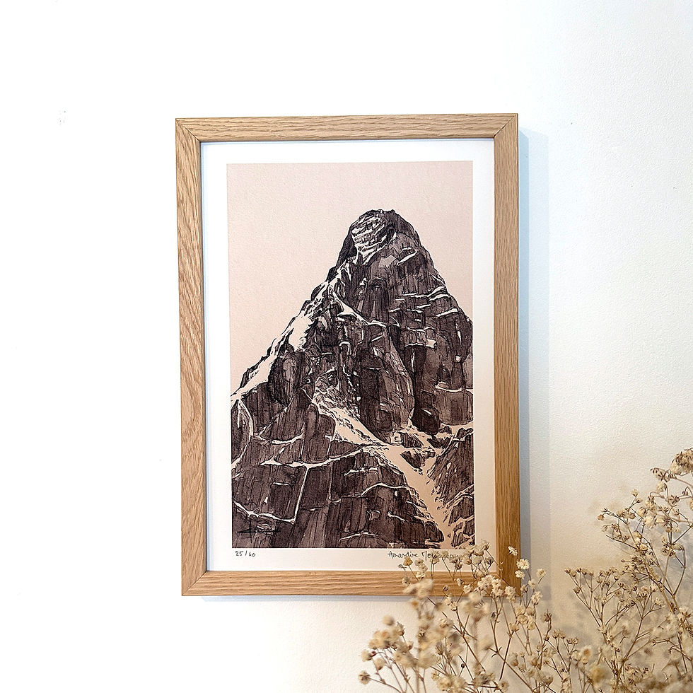 Miniature : Sommet #3 Meije - Tirage d'Art (écrins)