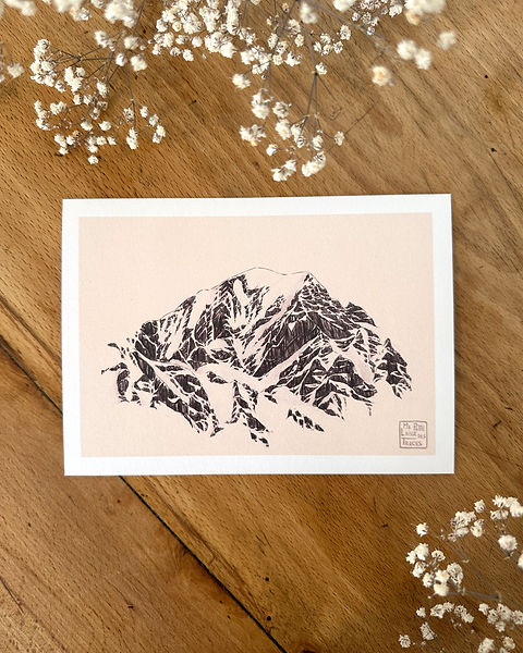Affiche montagne Mont Blanc | MPLDT