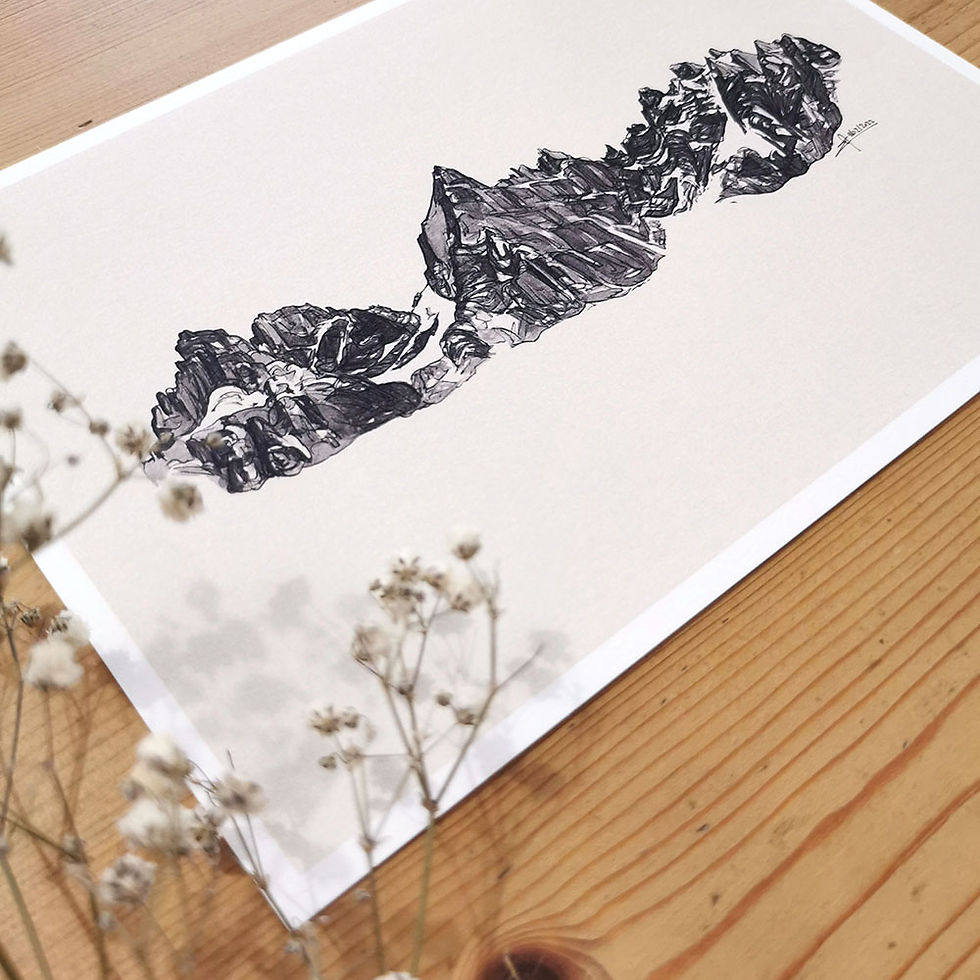 Miniature : carte montagne massif du mont blanc