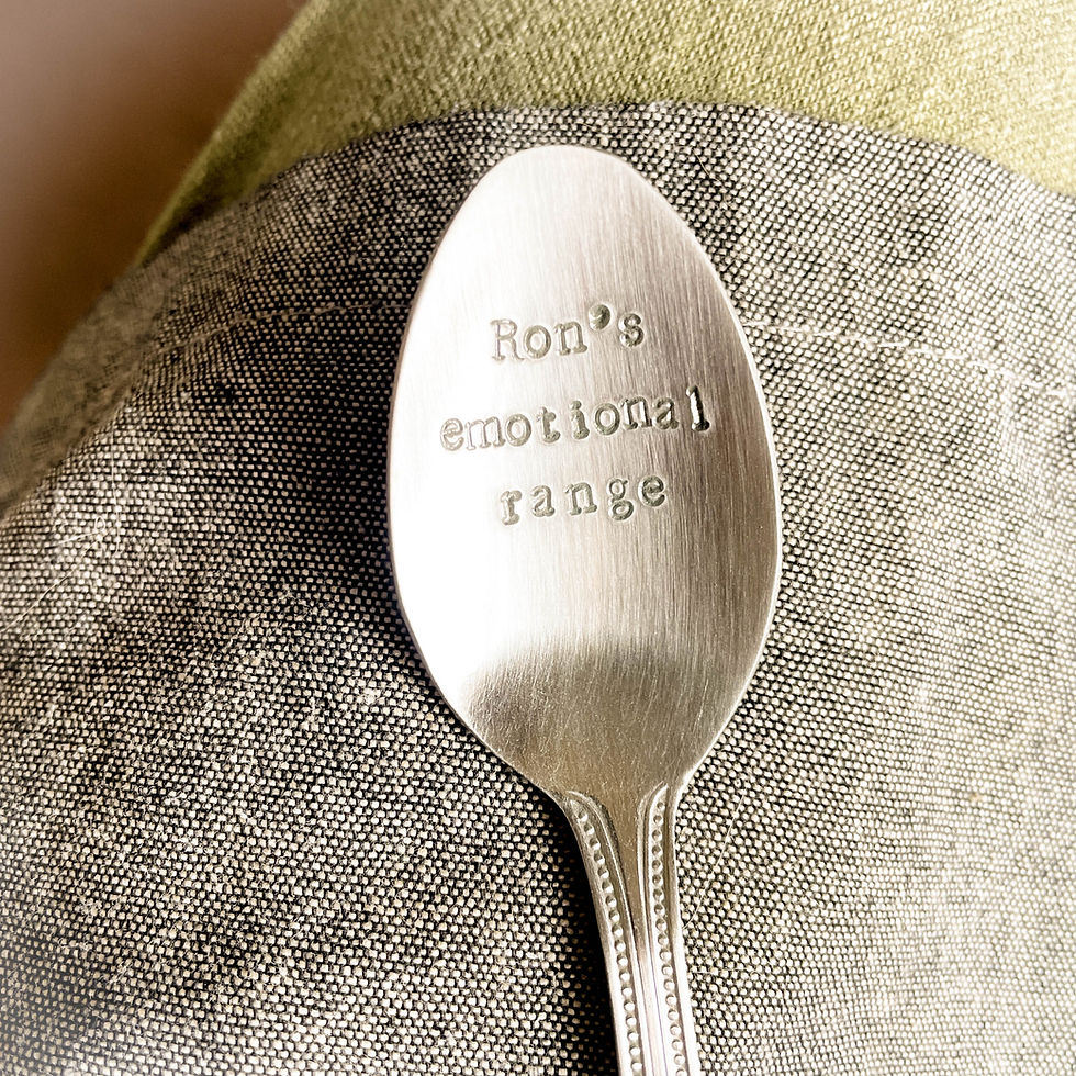 'Ron's emotional range' teaspoon