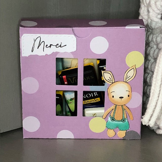 Miniature : Boîte Merci avec petits chocolats