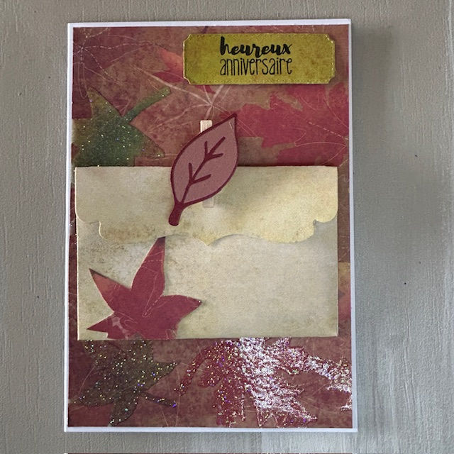 Miniature : Carte automnale pour bon cadeau avec texte à choix