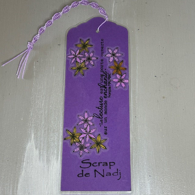 Miniature : Marque-page Chuuut, je lis, avec des bougies