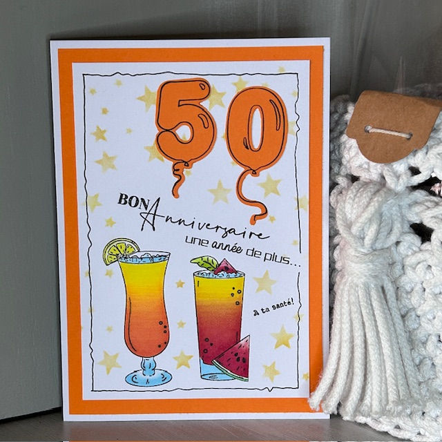 Carte Joyeux anniversaire, 50 ans
