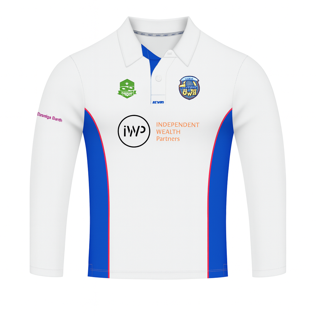 Macedon White Playing Shirt - Long Sleeve