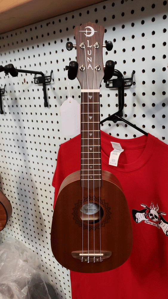 LUNA Vintage Mahogany Pineapple Ukulele Central Coast Music