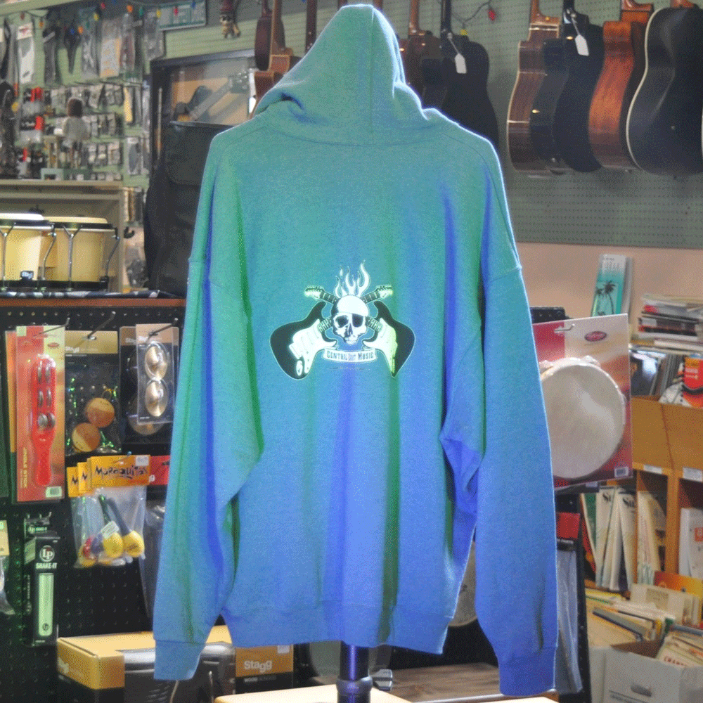 Hoodie GUITARS Blue Central Coast Music