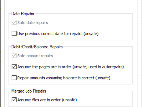 Advanced Options - Recommendations