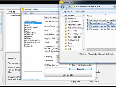 How do I analyse transactions for multiple bank accounts together?