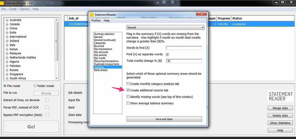 include additional transactions
