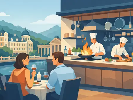 Restaurace s otevřenou kuchyní Karlovy Vary