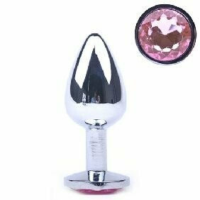 Thumbnail: Jeweled Metal Anal Plug
