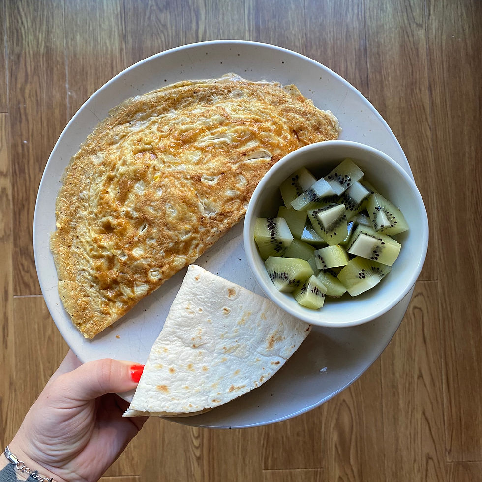 Loaded Protein Omelet