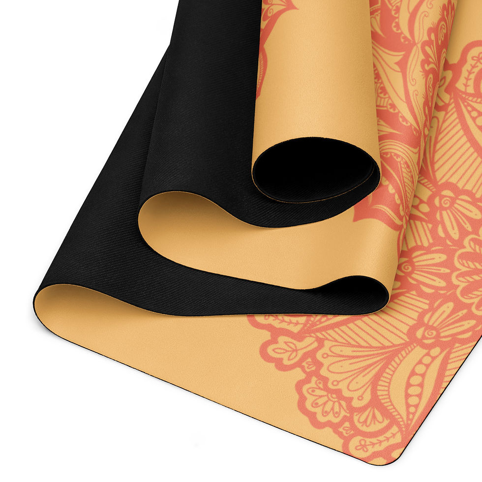 Thumbnail: Orange Mandala | Yoga mat