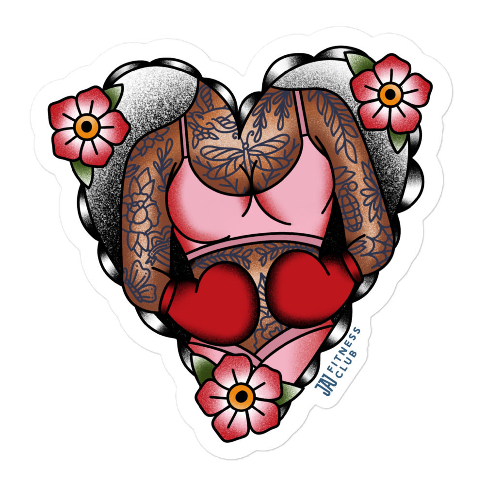 Fit Chick Sticker | Dark Tone
