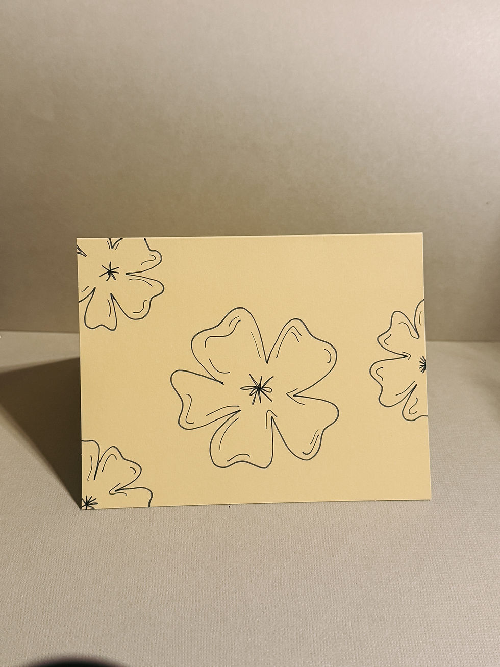 Thumbnail: Flower Hand Sketched Card