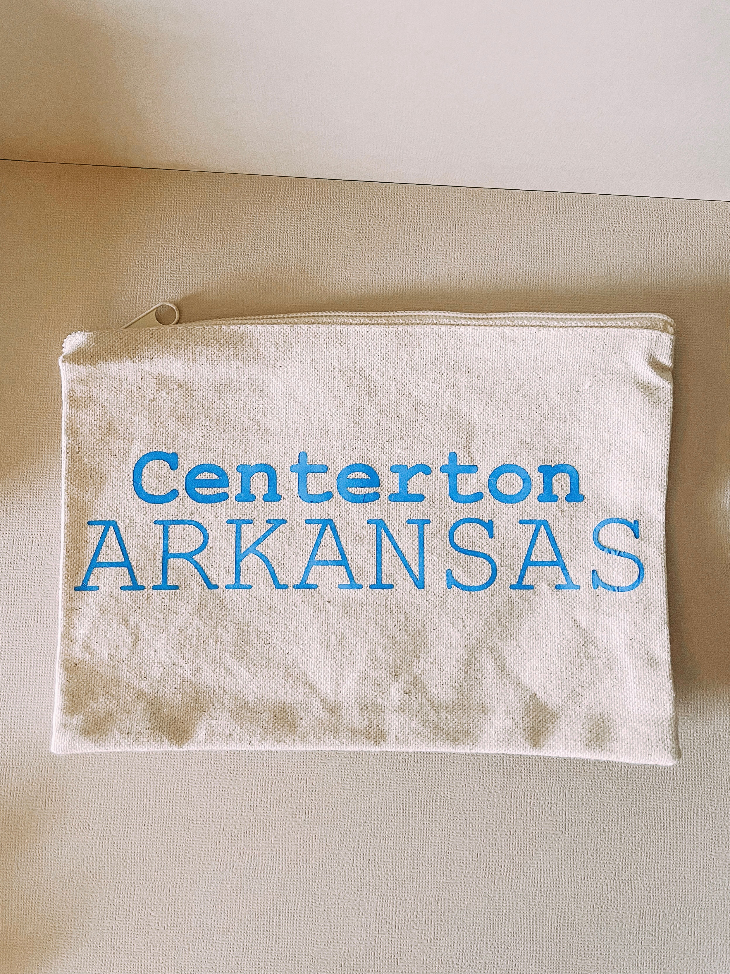Centerton, AR Zipper Bag